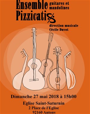 Affiche de Ensemble Pizzicatis Mandolines et Guitares