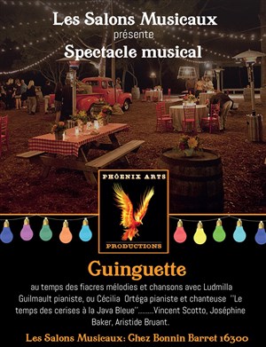 Affiche de Guinguettes au temps des fiacres : Mélodies et chansons par Ludmilla Guilmault