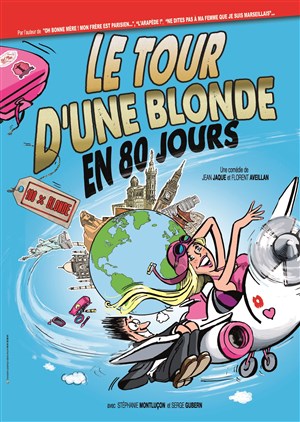 Affiche de Le tour d'une blonde en 80 jours