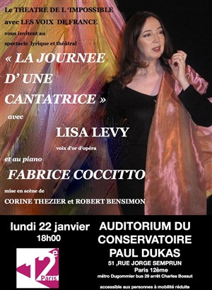 Affiche de La journée d'une cantatrice