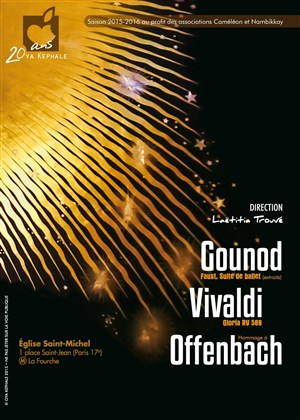 Affiche de Oya Kephale interprète Gounod, Vivaldi et Offenbach