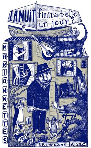 Affiche de La nuit finira t-elle un jour ? | Compagnie Tête dans le sac