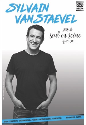 Affiche de Sylvain Vanstaevel dans Seul en scène mais pas si seul que ça