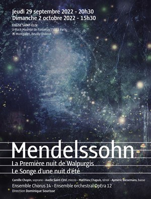 Affiche de Songe d'une nuit d'été / Première nuit de Walpurgis : Mendelssohn