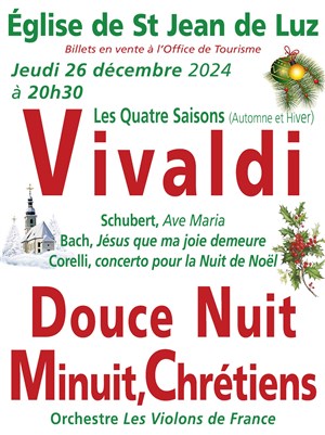 Affiche de Les quatre saisons de vivaldi, Douce nuit et Minuit Chrétiens