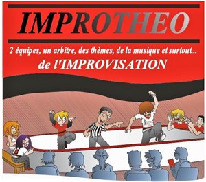 Affiche de Match d'impro : Beauvais - Paris (Moustaches sauvages)