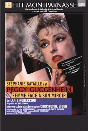Affiche de Peggy Guggenheim, femme face à son miroir