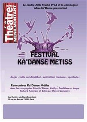 Affiche de Festival Ka'danse metiss