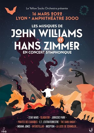 Affiche de Concert symphonique : Les musiques de John Williams et Hans Zimmer | Lyon