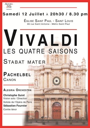 Affiche de Vivaldi : Les Quatre Saisons / Stabat Mater / Canon de Pachelbel
