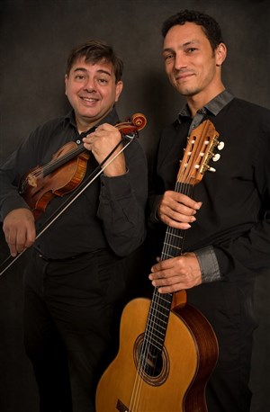 Affiche de Le violon et la guitare