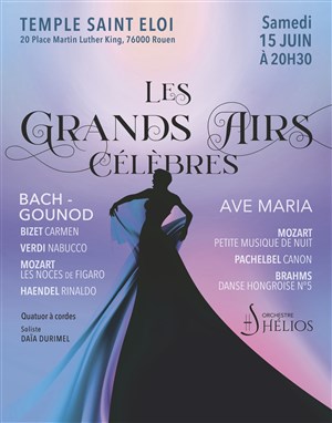 Affiche de Les grands airs et ballets d'Opéra