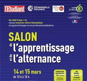 Affiche de Salon de l'Apprentissage et de l'Alternance de Marseille