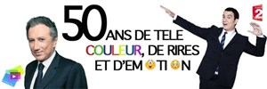Affiche de 50 ans de télé couleur