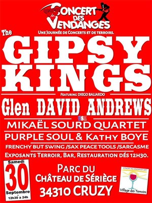 Affiche de Concert des Vendanges 2017 | avec les Gipsy Kings
