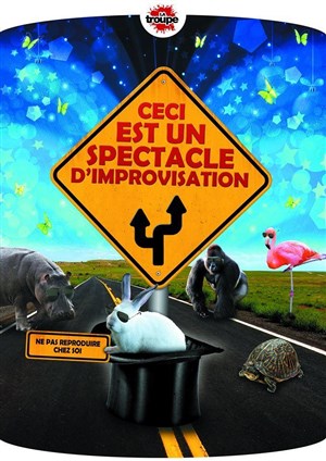 Affiche de Ceci est un spectacle d'improvisation