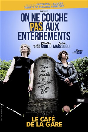 Affiche de On ne couche pas aux enterrements