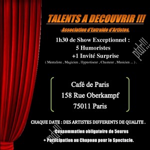 Affiche de Talents à découvrir !!! par l'association d'Entraide d'Artistes