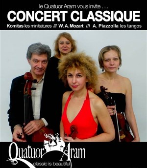 Affiche de Concert Quatuor Aram