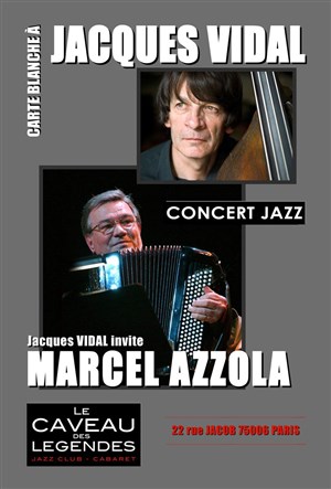 Affiche de Jacques Vidal invite Marcel Azzola
