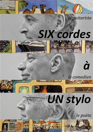 Affiche de 6 cordes à 1 stylo
