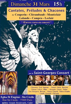 Affiche de Cantates, préludes & chacones baroques