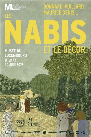 Affiche de Visite guidée de l'exposition : Les Nabis et le décor, Bonnard, Vuillard, Maurice Denis... | avec Michel Lhéritier
