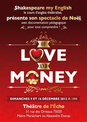 Affiche de Of Love and Money