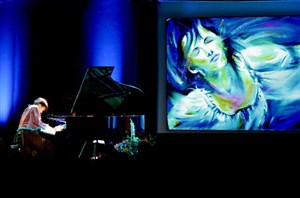 Affiche de Couleur tango : piano peinture | Frédérique Nalpas
