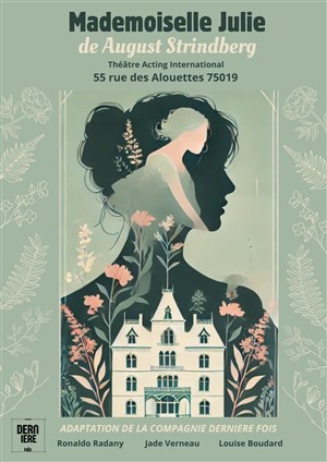 Affiche de Mademoiselle Julie - August Strindberg