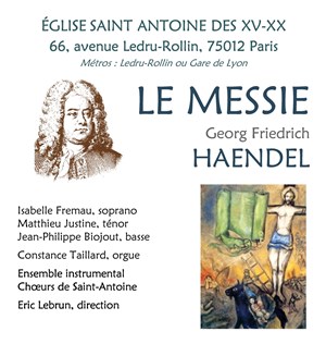 Affiche de Le Messie de Haendel