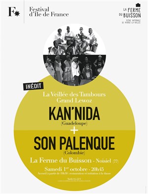 Affiche de La veillée des tambours : Son Palenque + Kan'Nida