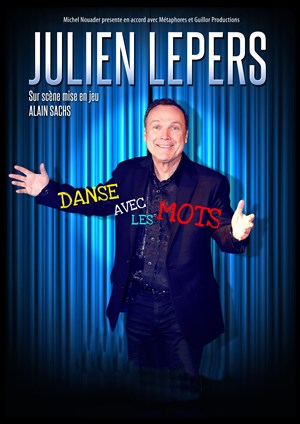 Affiche de Julien Lepers dans Danse avec les mots