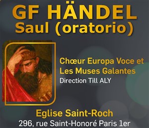 Affiche de Saul Oratorio Händel