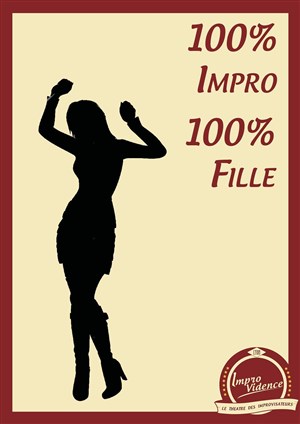 Affiche de 100% Impro, 100% Fille