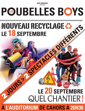 Affiche de Les Poubelles Boys dans Nouveau recyclage + En chantier