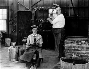 Affiche de Cine-concert Buster Keaton | Suivi d'une impro orgue
