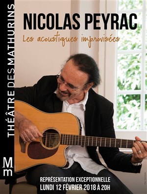 Affiche de Nicolas Peyrac : Acoustiques improvisées