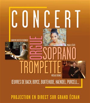 Affiche de Concert soprano, trompette et orgue