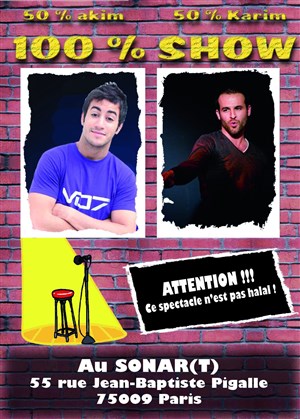 Affiche de 50% Akim, 50% Karim, 100% Show !!!