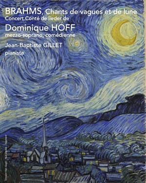 Affiche de Brahms, chants de vagues et de lune | Lieder