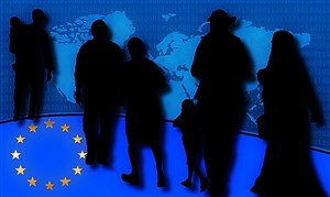 Affiche de Conférence sur l'immigration en France et au Royaume-Uni