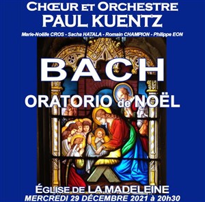 Affiche de Bach Oratorio de Noël | choeur et orchestre de Paul Kuentz