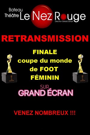 Affiche de Finale Coupe du Monde Football Féminin