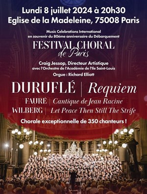 Affiche de Festival choral de Paris : 350 choristes & Orchestre