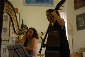 Affiche de Duos contrebasse & harpe