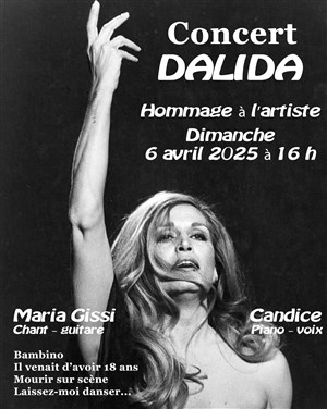Affiche de Concert hommage à Dalida