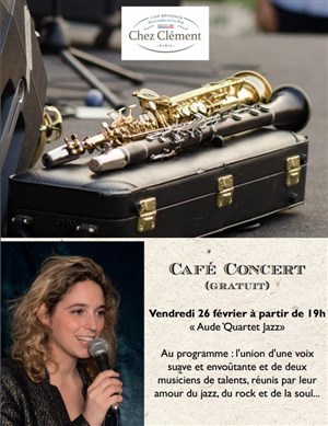 Affiche de Aude Quartet Jazz en Duo : Bienvenue à Paris