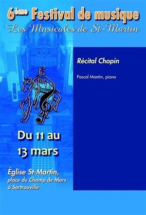 Affiche de Récital Chopin