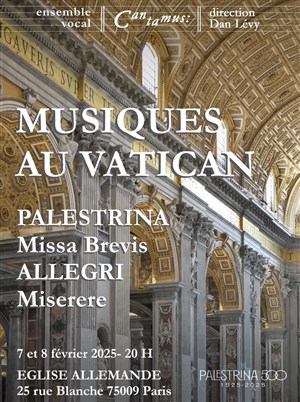 Affiche de Musique au Vatican